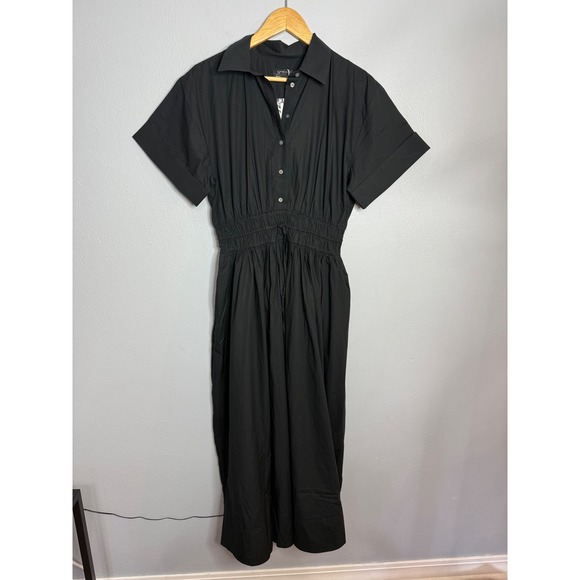 J.Crew Elena shirtdress in cotton poplin Tall 8 - Picture 2 of 7